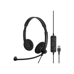 EPOS IMPACT SC 60 USB ML Stereo Headset, On Ear, Black (1000551)
