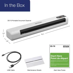 Epson DS-70 Portable Document Scanner (B11B252202)