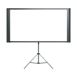 Epson Duet Ultra Portable 80" Portable Manual Tripod Projector Screen, Black (ELPSC80)