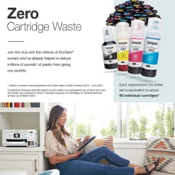 Epson EcoTank ET-2850 All-in-One Cartridge-Free Supertank Printer, White (Refurbished)