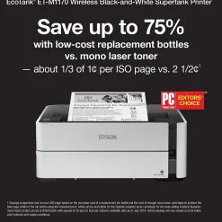 Epson EcoTank ET-M1170 Wireless Monochrome Inkjet Printer