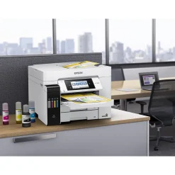 Epson EcoTank Pro ET-5800 Wireless Color Inkjet Printer, All-In-One Supertank, Print, Scan, Copy, Fax (9472508)
