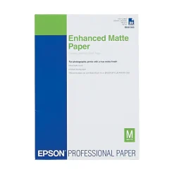Epson Ink Jet Paper, Matte, Archival, 11.7" x 16.5", 50 Sheets