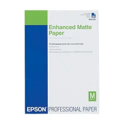Epson Ink Jet Paper, Matte, Archival, 11.7" x 16.5", 50 Sheets