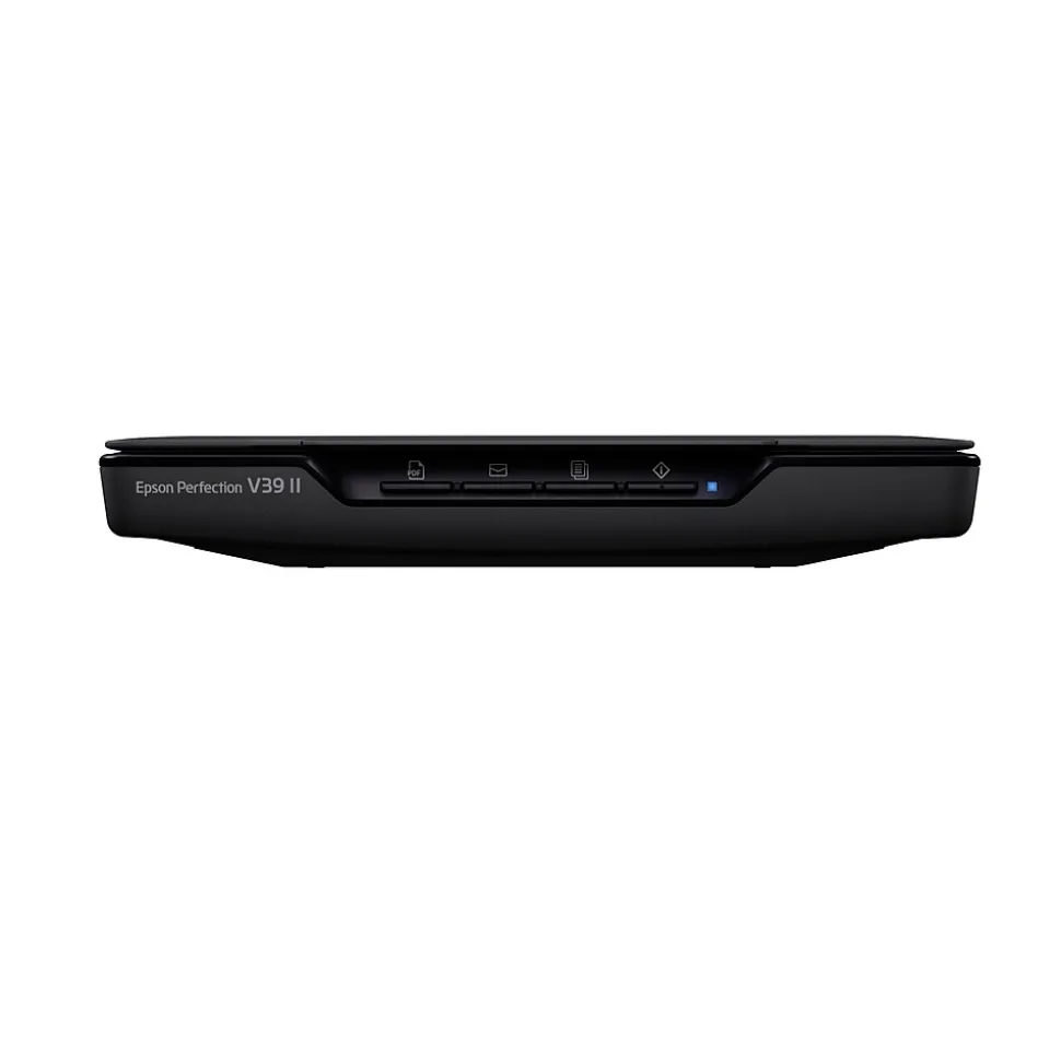 Epson Perfection V39 II Flatbed Portable Photo Scanner, Black (B11B268201)
