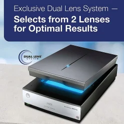 Epson Perfection V850 Pro B11B224201 Flatbed Scanner, Gray/Silver