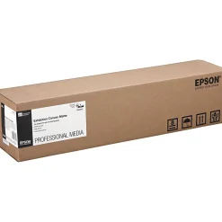 Epson Professional Exhibition Canvas Matte Wide Format Canvas Paper, 24" x 40', Matte Finish (EPSS045257)