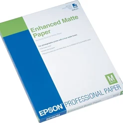 Epson Ultra Premium Matte Presentation Paper, 8.5" x 11", 50 Sheets/Pack (S041341)