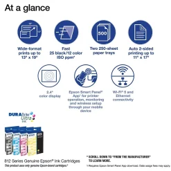 Epson WorkForce Pro WF-7310 Wireless Color Printer (C11CH70201)