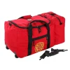 Ergodyne Arsenal 16" Nylon Fire & Rescue Gear Bag with Wheels, Red (13205)