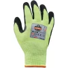 Ergodyne ProFlex 7041 Hi-Vis Nitrile-Coated Cut-Resistant Gloves, ANSI A4, Wet Grip, Lime, XXL, 144 Pairs (17826)