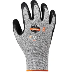 Ergodyne ProFlex 7031 Nitrile Coated Cut-Resistant Gloves, Large, A3 Cut Level, Gray, 144 Pairs (17884)
