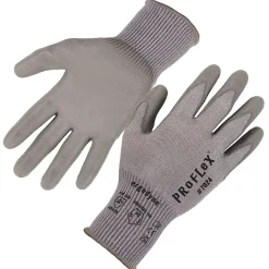 Ergodyne ProFlex 7024 PU Coated Cut-Resistant Gloves, ANSI A2, Gray, Medium, 1 Pair (10403)