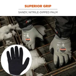 Ergodyne ProFlex 7501 Waterproof Winter Work Gloves, Gray, XXL, 144 Pairs (17936)