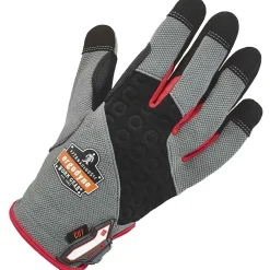 Ergodyne® ProFlex® 710CR Heavy-Duty + Cut Resistance Glove, Gray, LG, 1 Pair