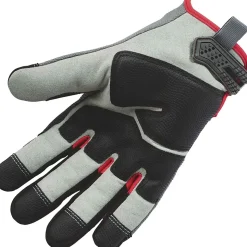 Ergodyne® ProFlex® 710CR Heavy-Duty + Cut Resistance Glove, Gray, LG, 1 Pair