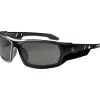 Ergodyne Skullerz ODIN Safety Glasses, Black, Smoke Lens (50030)