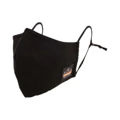 Ergodyne Skullerz Reusable Cloth Contoured Face Cover Mask, Large/Extra-Large, Black, 3/Pack (48801)