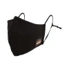 Ergodyne Skullerz Reusable Cloth Contoured Face Cover Mask, Small/Medium, Black, 3/Pack (48800)