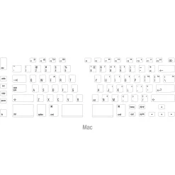 Ergoguys Matias Programmable Ergo Pro Ergonomic Keyboard for Mac, Black (FK403Q-P)