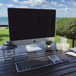 Ergoguys Matias Wireless Ergonomic Keyboard for Mac, Space Gray (FK418BTB)