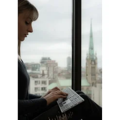 Ergoguys Matias Wireless Ergonomic Keyboard for Mac, Space Gray (FK418BTB)