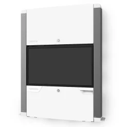 Ergotron CareFit Adjustable Mounts, Up to 27" Monitor, White (61-367-030)