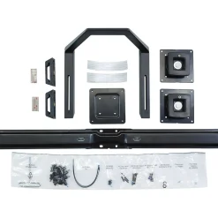Ergotron Dual Monitor & Handle Kit Arm, Up to 26", Black (RW6973)