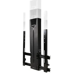 Ergotron Glide Wall Adjustable Single Arm TV Mount, 55" Screen Support, Black (61-061-085)