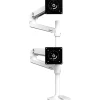 Ergotron LX Adjustable Monitor Arm, Up to 40" Monitor, White (45-509-216)