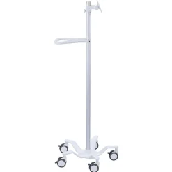 Ergotron StyleView Pole Cart, Up to 24" Monitor, Bright White (24-818-211)