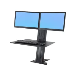 Ergotron WorkFit-SR 33-407-085 24" Dual Monitor Sit-Stand Desktop Workstation