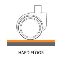 E.S. Robbins Anchormat Chair Mat for Hard Floors, 46