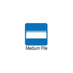 ES Robbins Crystal Pane Carpet Chair Mat with Lip, 45