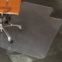 ES Robbins Natural Origins Hard Floor Chair Mat with Lip, 45" x 53'', Clear (ESR143012)