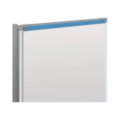Essentials by Balt Mobile Magnetic Dry-Erase Whiteboard, Anodized Aluminum Frame, 6' x 4' (62542)