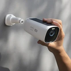 Eufy CamS330 Outdoor Wireless 2 4K Security Cameras and System, 16 Channels, White (T88711W1)