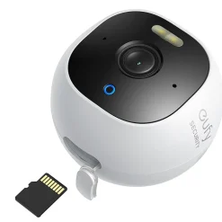 Eufy Indoor Wireless Pan and Tilt Security Camera, White (T8414J21)