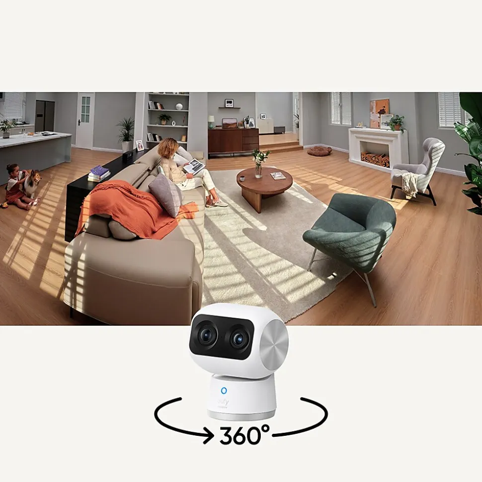 Eufy Indoor Wireless Security Camera, White (T8416121)
