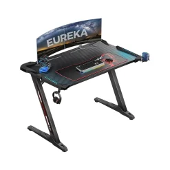Eureka Colonel Z1-S 45" Computer Gaming Desk, Black (GD0075-BK)