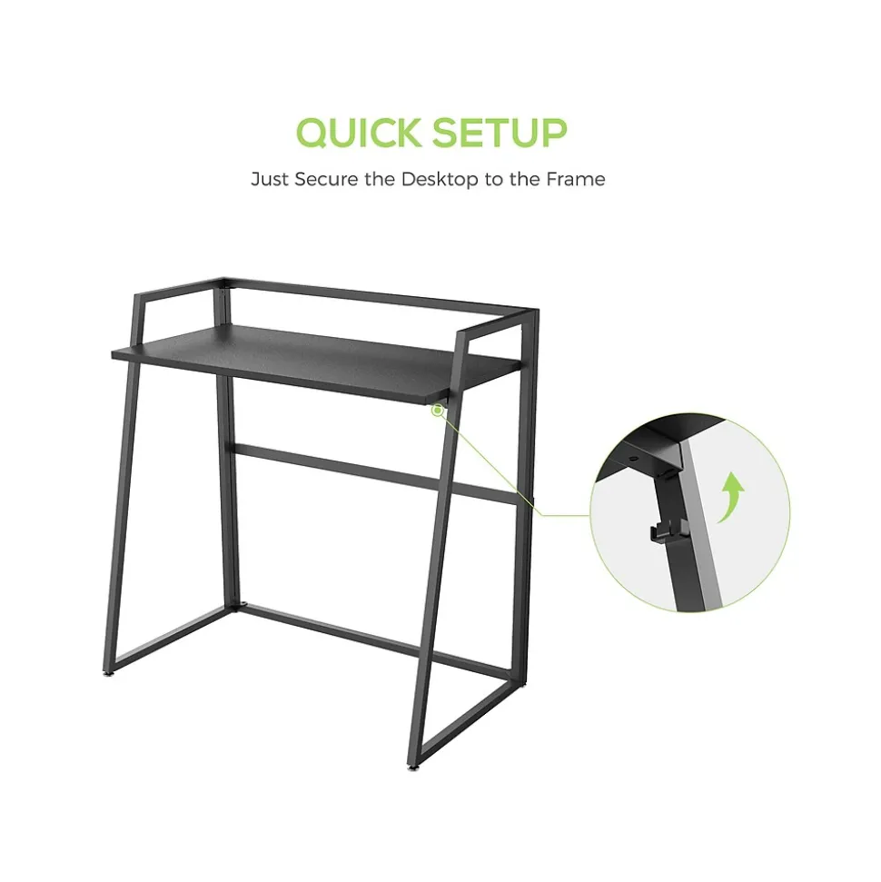 Eureka Ergonomic 33"W Computer Desk, Black (CD002)
