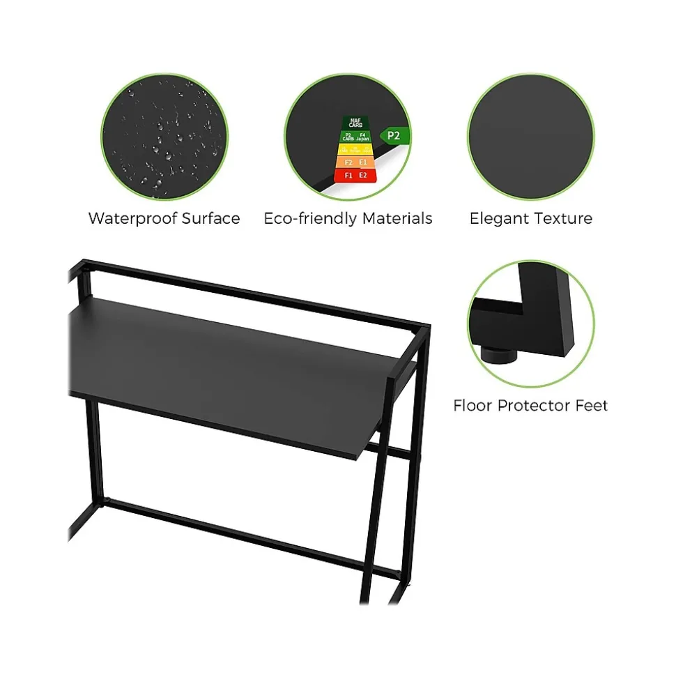 Eureka Ergonomic 33"W Computer Desk, Black (CD002)