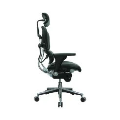 Eurotech Leather Task Chair, Black (LE9ERG(N))
