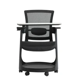 Eurotech SKTRN-BLK Eduskate Mesh Conference Chair, Fixed Arms, Black