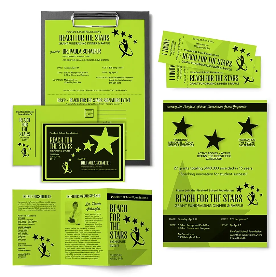 Exact 65 lb. Card Stock Paper, 8.5" x 11", Vulcan Green, 250 Sheets/Ream (WAU21869)