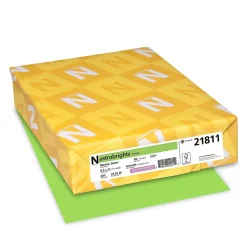 Exact 65 lb. Cardstock Paper, 8.5" x 11", Martian Green, 250 Sheets/Pack (WAU21811)
