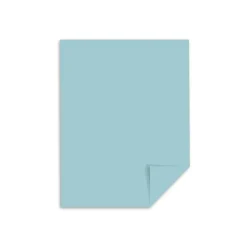Exact 90 lb. Index Paper, 8.5" x 11", Blue, 250 Sheets/Ream (49121)