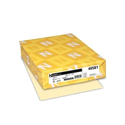 Exact 110 lb. Index Paper, 8.5" x 11", Ivory, 250 Sheets/Pack (49581)