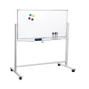 Excello Global Products Dry-Erase Mobile Whiteboard, Aluminum Frame, 48" x 32" (EGP-HD-0066)