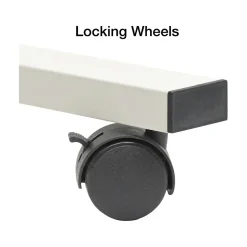 Excello Global Products Double Sided Magnetic Mobile Dry-Erase Whiteboard Easel, 36